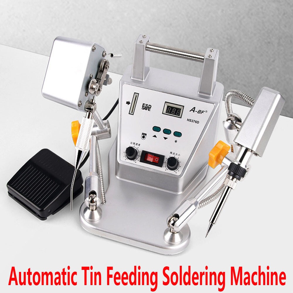 Foot Automatic Tin Machine 120W Adjustable Tin Speed Soldering Machine