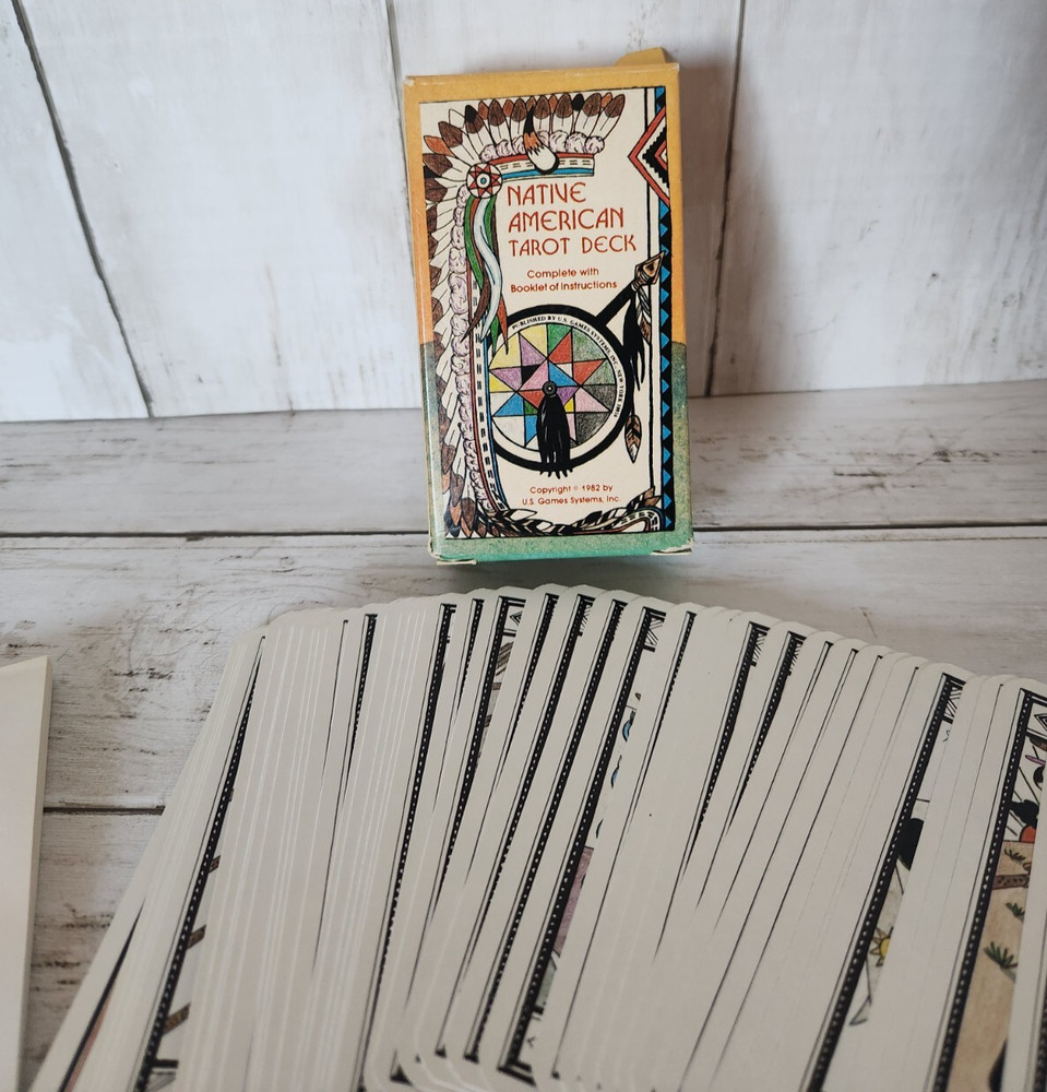 1982 Native American Tarot Card Deck Booklet Instructions