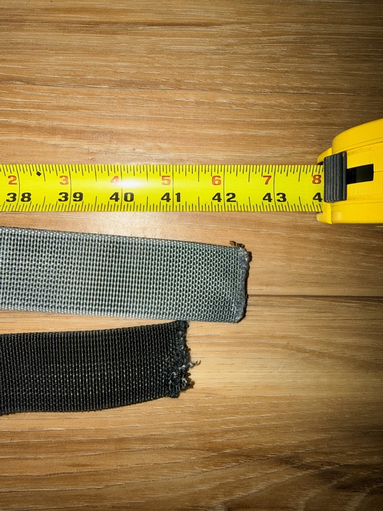 Titanium Ti Hook Elements EDC Belt single layer black webbing Carbon Tactics