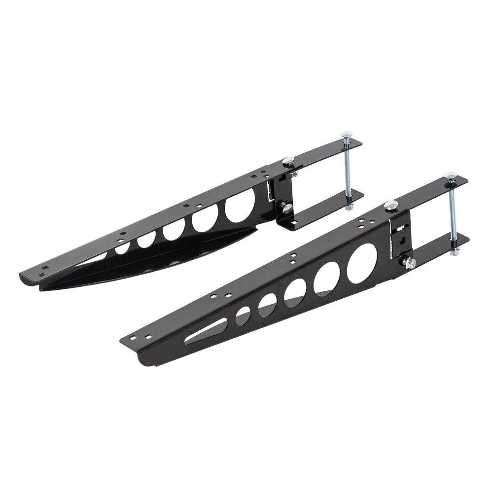 Pair RV 4" Square Rear Bumper Mounting Cargo Carrier Box Support Arms Bracket