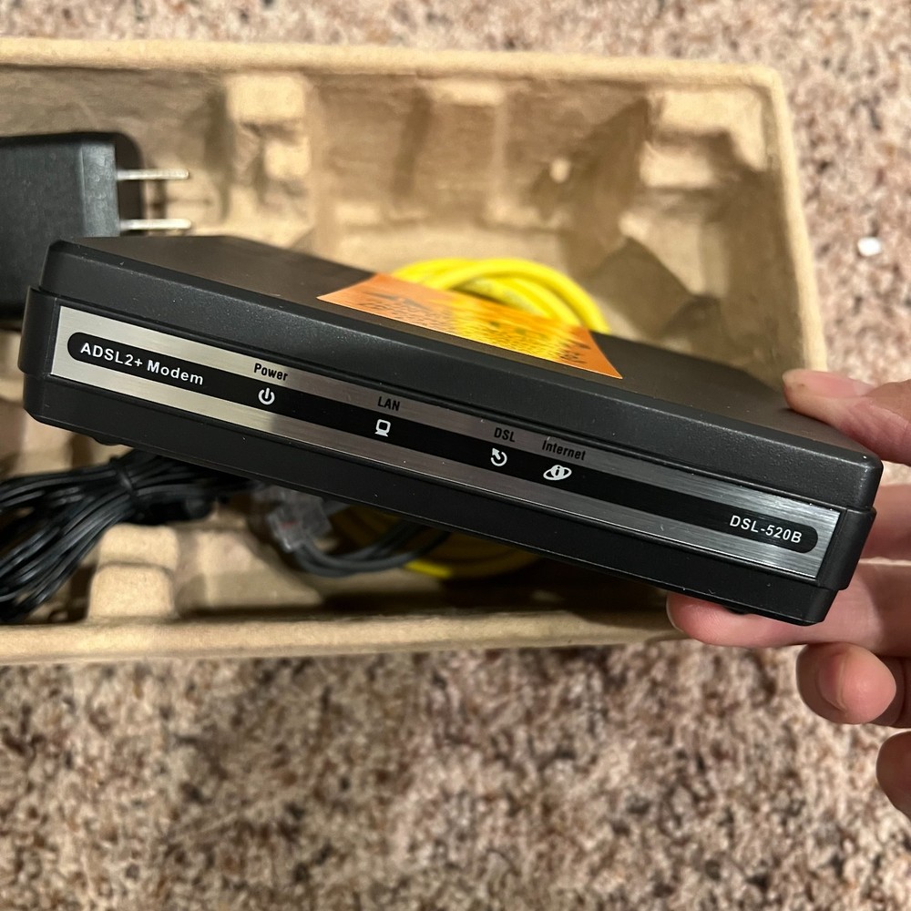 D-Link ADSL2+ Ethernet Modem-DSL-520B Broadband