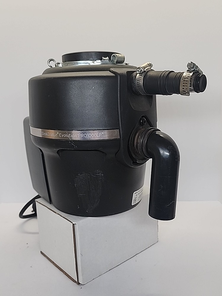 InSinkErator Evolution Series Pro 1000LP Disposal, 1HP w/Cord - Black Pre owned