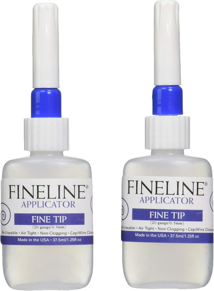 20 Gauge Applicators & Bottles - Empty, Pack of 2