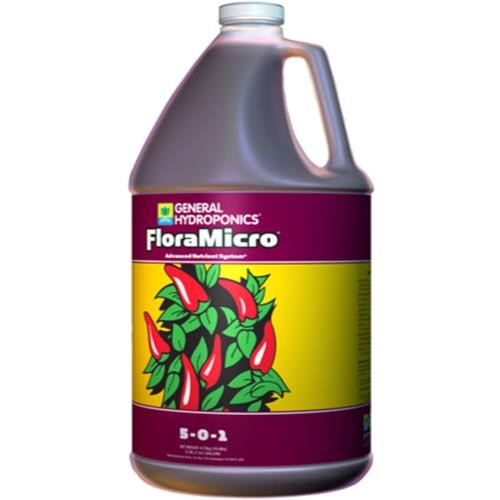 General Hydroponics FloraMicro 1 Gallon-flora gro micro series GH