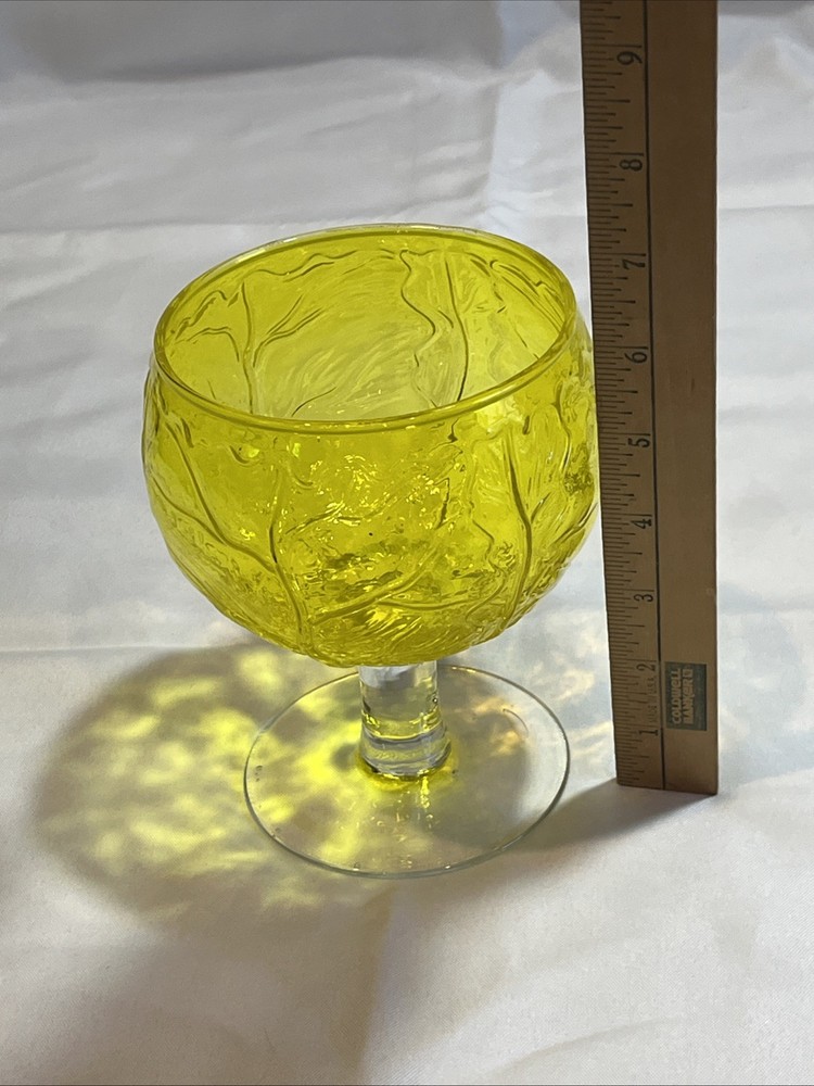 CABBAGE LEAF SIGMA RETIRED SECLA YELLOW GLASSWARE CABBAGE GOBLET Replacement