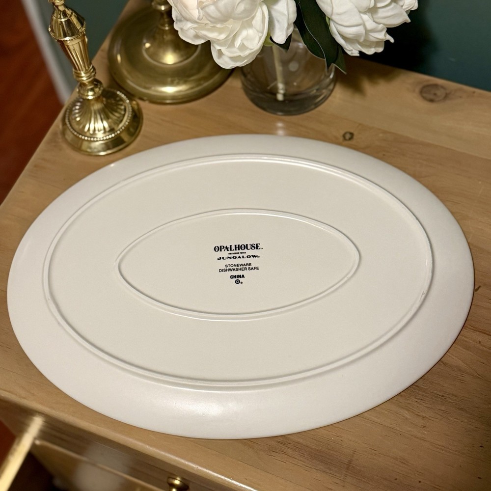 Opalhouse Botanical Floral Platter Large Decorative Serving Plate Target