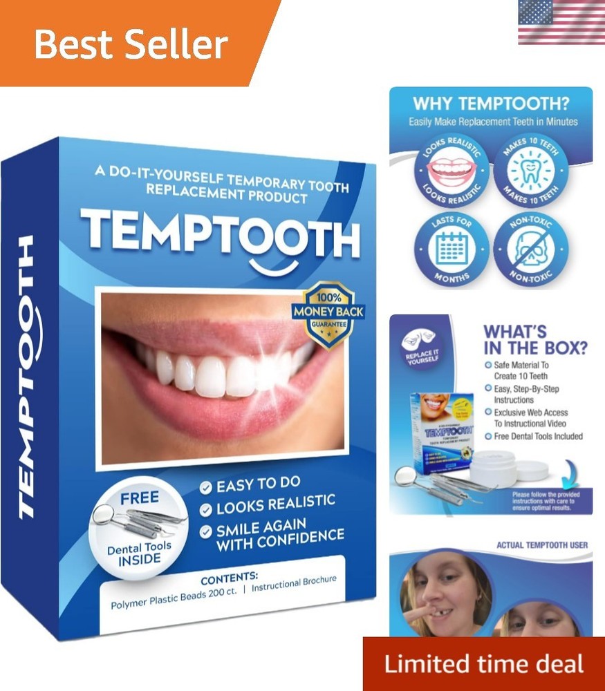 Seller Trusted Patented Temporary Tooth Replacement Product