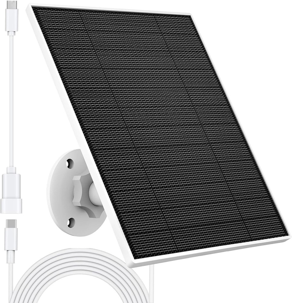 Solar Panel Eufy Outdoor Camera 5W Camera Solar Panel Charger Compatible Eufycam