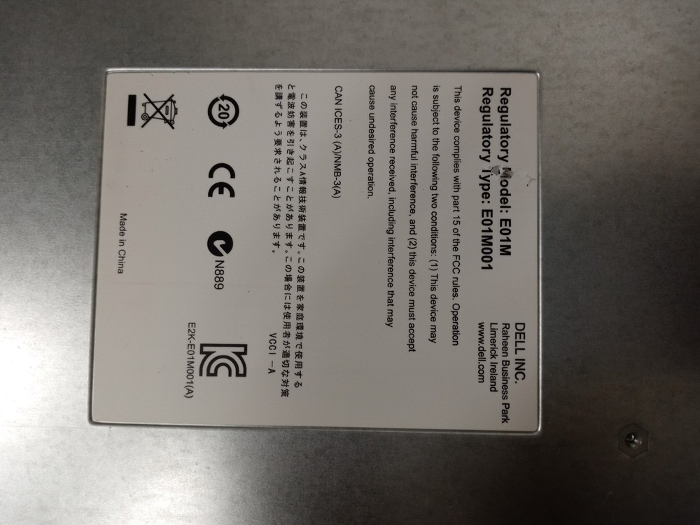 Dell Compellent SC2 Storage Array Controller E01M E01M001