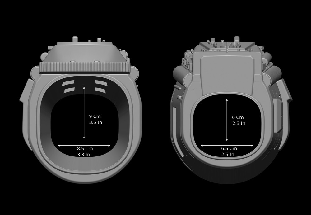 Predator Gauntlet Forearm Left scale 1:1 File STL-OBJ for 3D printer
