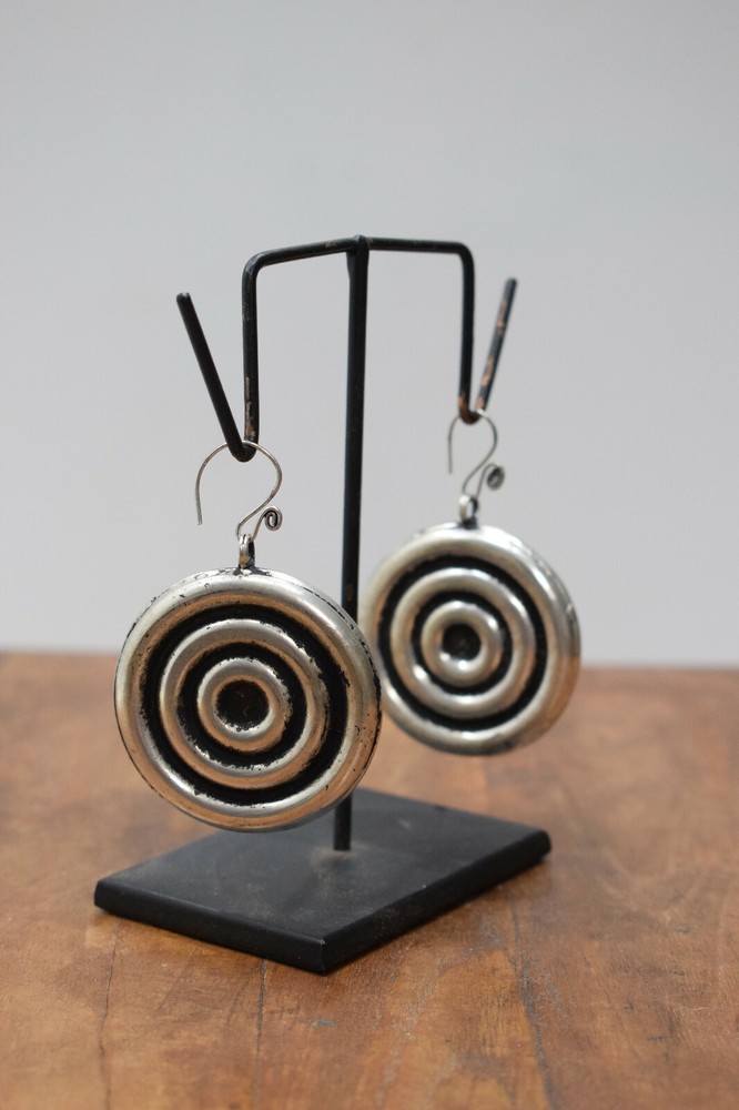 Earrings Silver Miao /Hmong Coiled Earrings