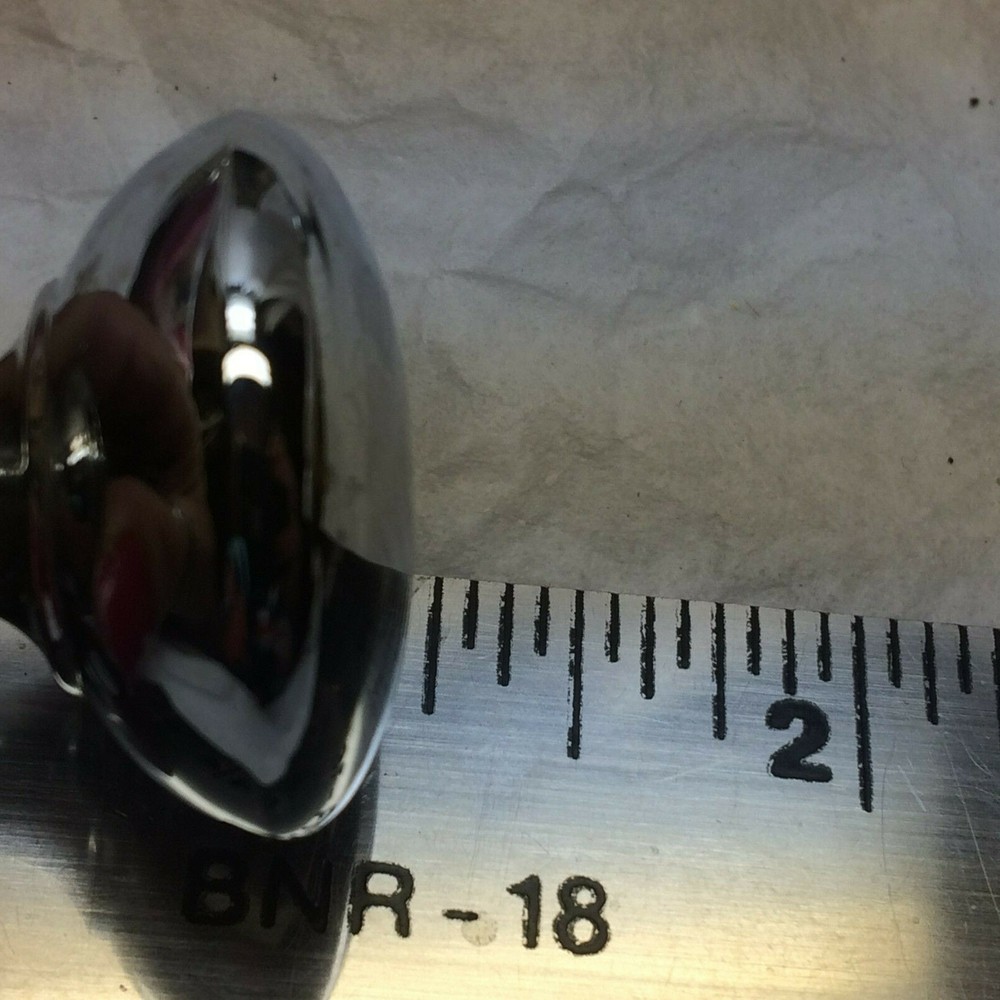 2 Vintage Drawer Knobs DIY Project Hardware Solid Cast Chrome Finish
