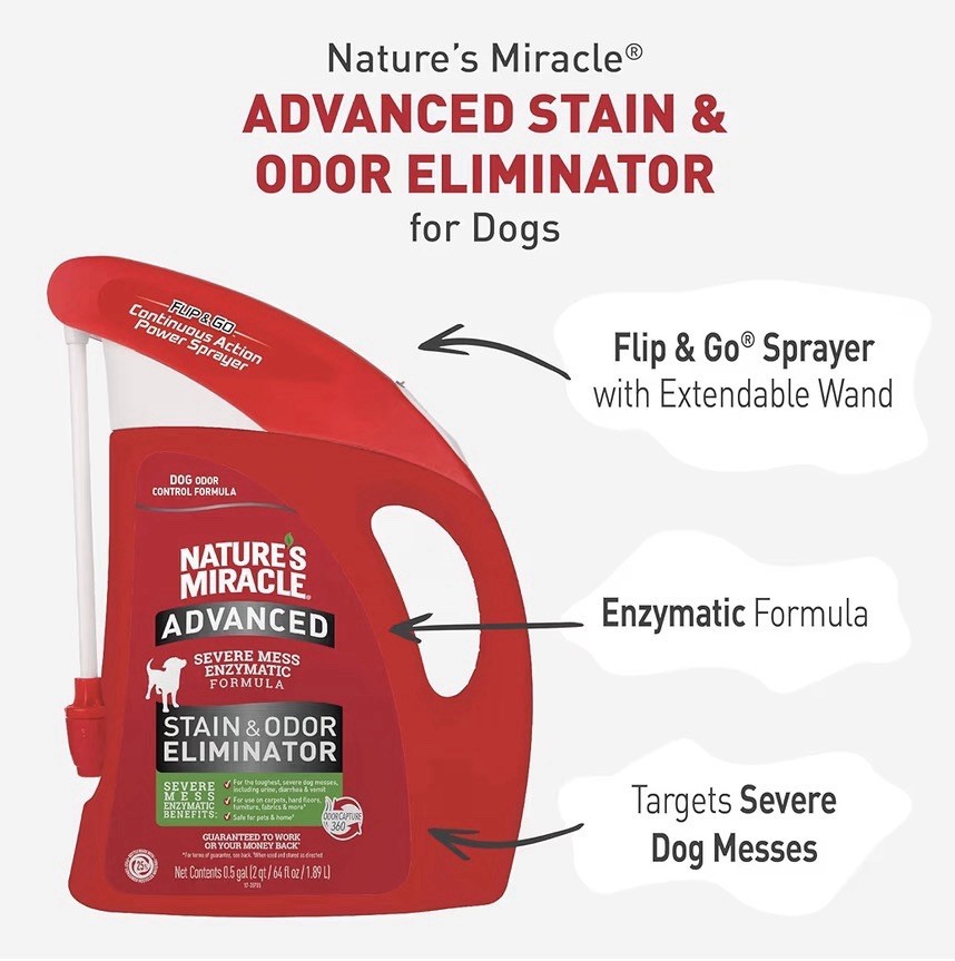 Nature's Miracle Advanced Severe Mess Enzymatic Stain & Odor Eliminator
