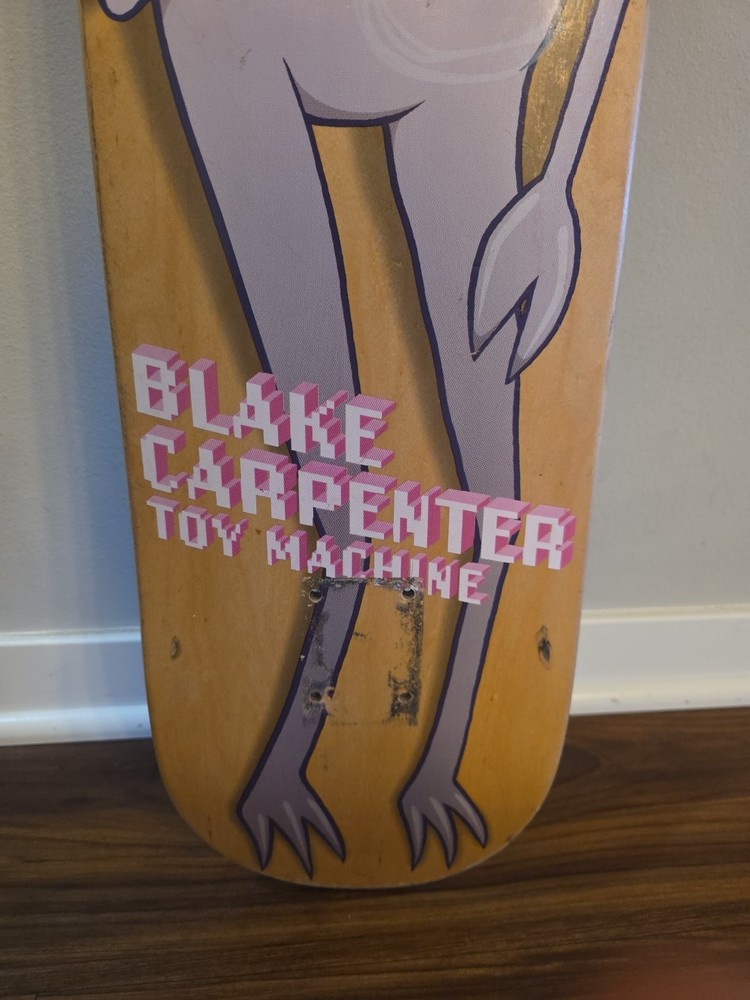 Toy Machine Skateboard Deck Blake Carpenter Pre-Owned