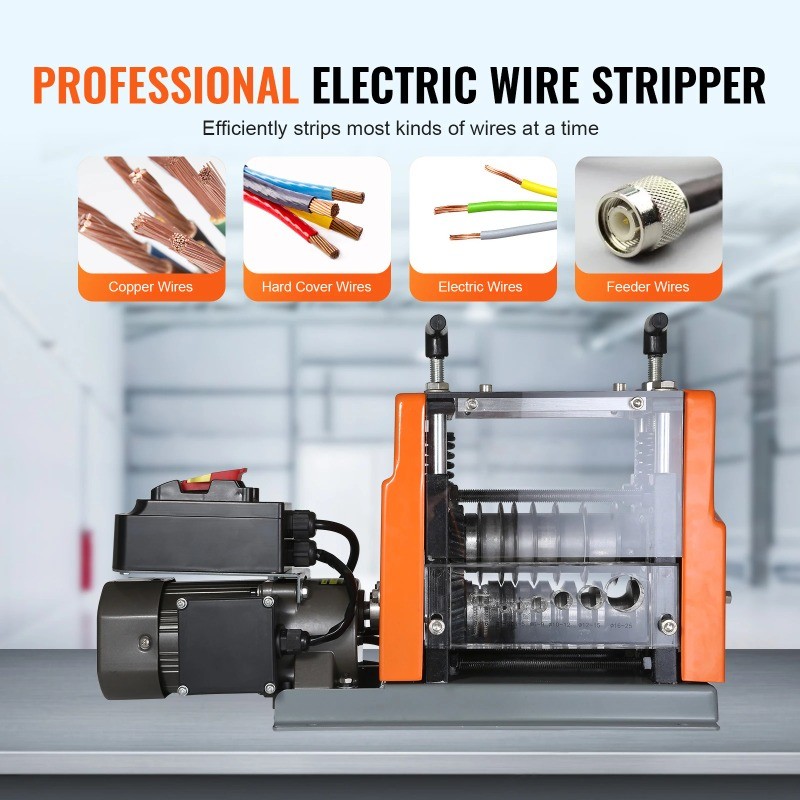 New Electric Multi-channel Wire Stripping Machine Waste Cable Stripping