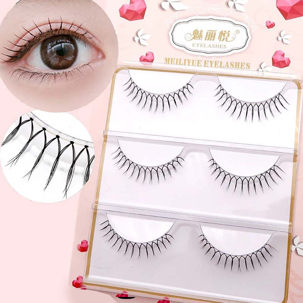 U Shaped False Eyelashes Makeup Tool False Eyelashes Lashes Extension Cosmetics☋