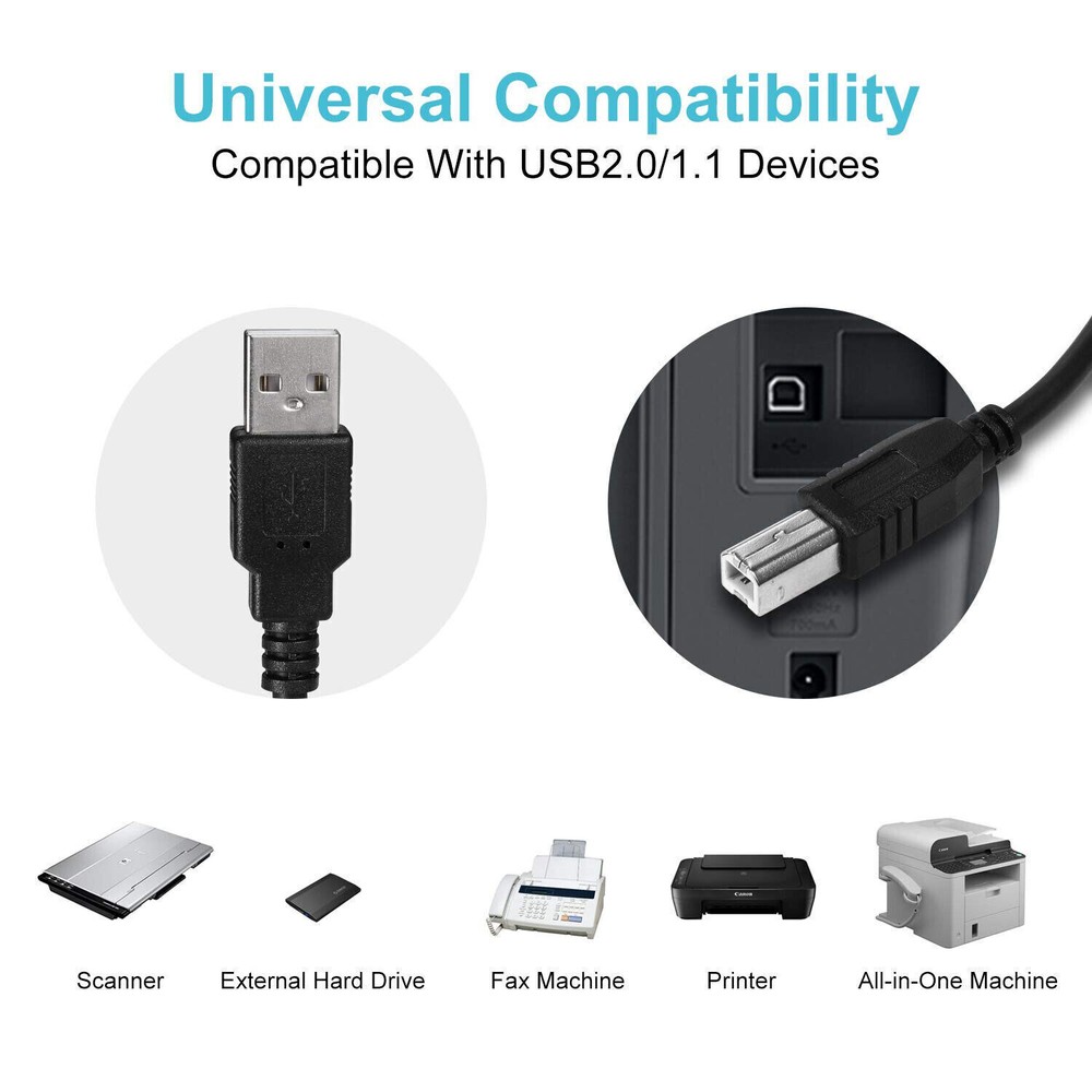 USB Cord for Silhouette Portrait Electronic Die Cutting Machine Tool