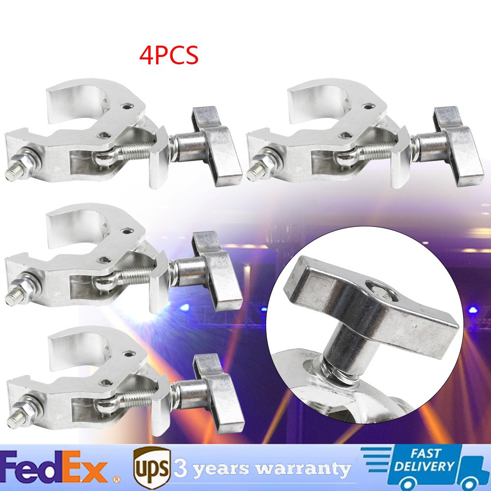 4Pcs Stage Lighting Clamp Truss Bracket Hook Clamp DJ Projector Bar Light 330Ls