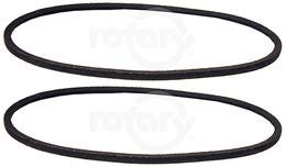 2 Pack Belt Blade Drive 21/32"X128-13/32" Fits Scag