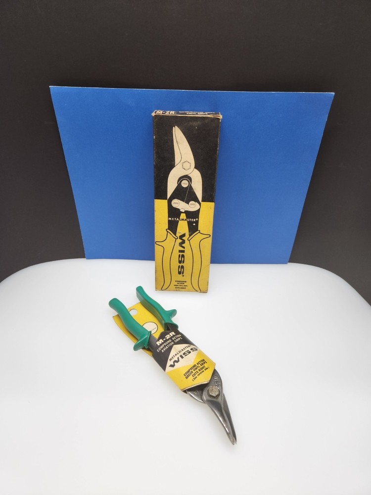 Wiss M2 Compound Action Aviation Snips Cuts Right Original Box & Inner Box