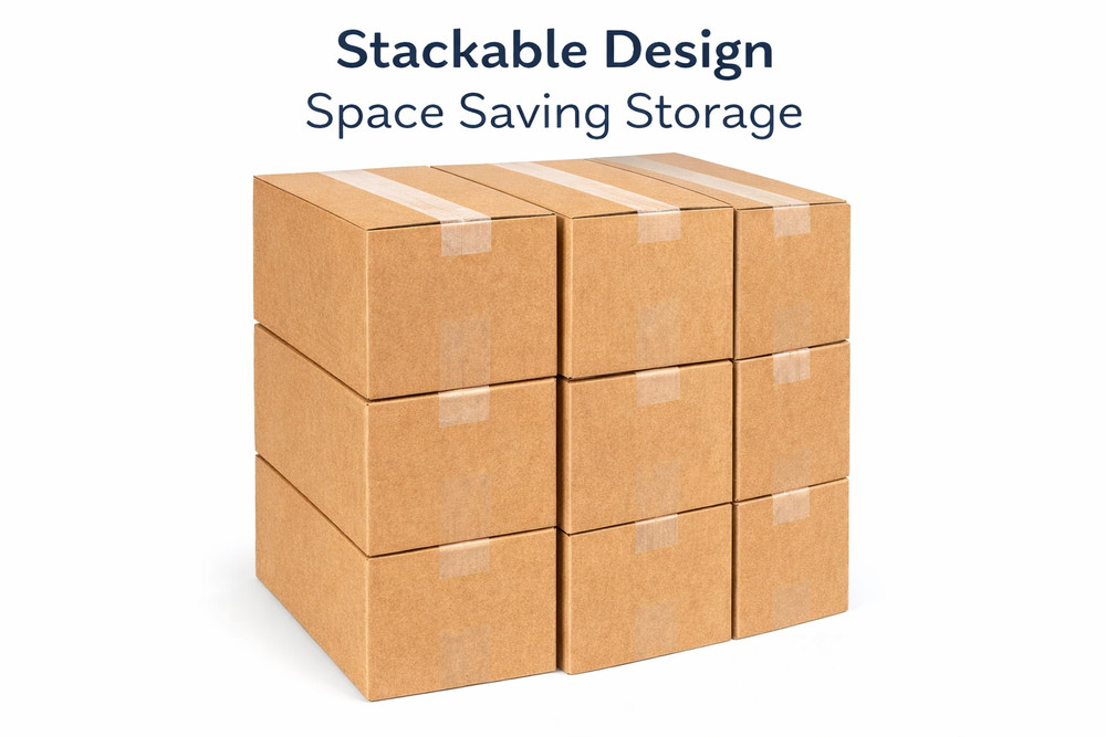 8x6x4 Shipping Boxes Corrugated Cardboard Mailer Packing Boxes 100 Pack