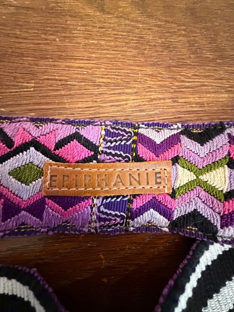 Epiphanie Woven Camera Strap Boho DSLR Leather Ends Adjustable