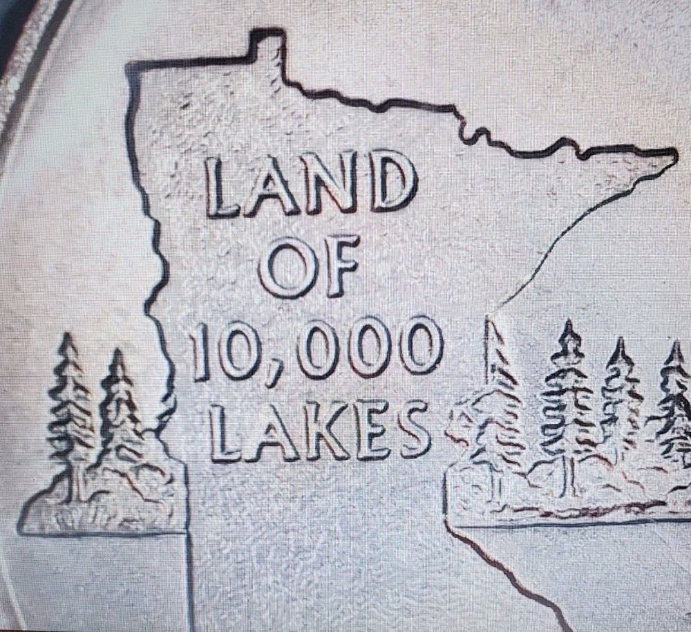 2005 P Minnesota State Quarter. Error Coin Uncirculated