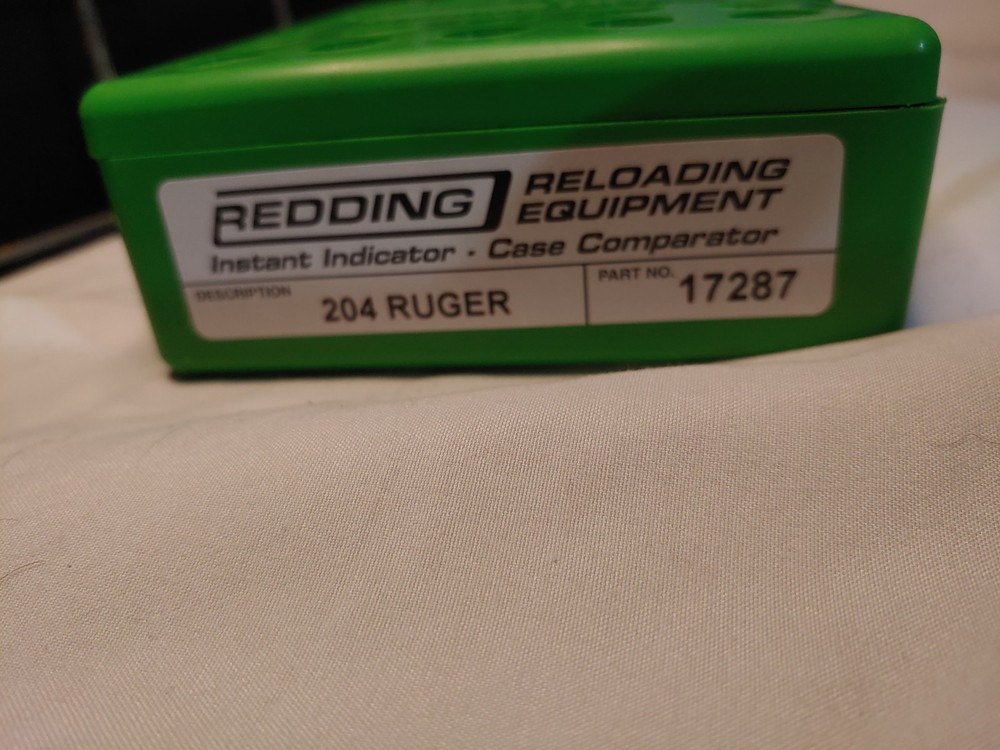 Redding Instant Indicator 204 Ruger With Dial Indicator (Gunsmithing)