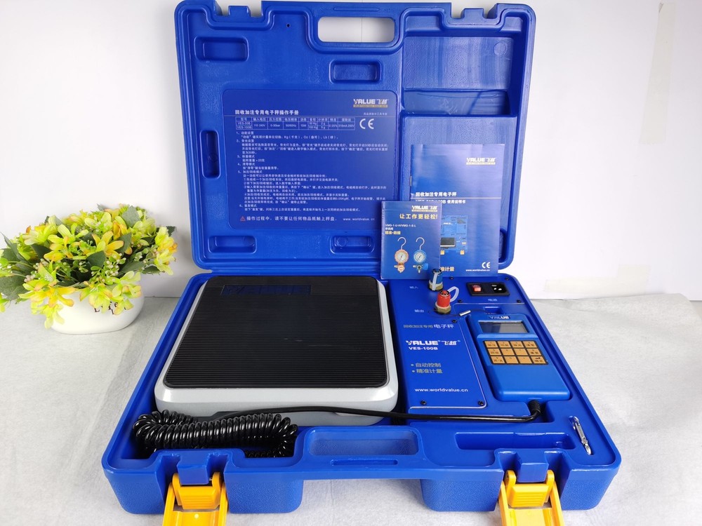 VES-100B Digital Refrigerant Scale 100KG Capacity