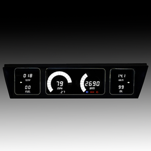 1977-1990 Impala/Caprice LED Direct Replacement Gauge Cluster, Red LEDs