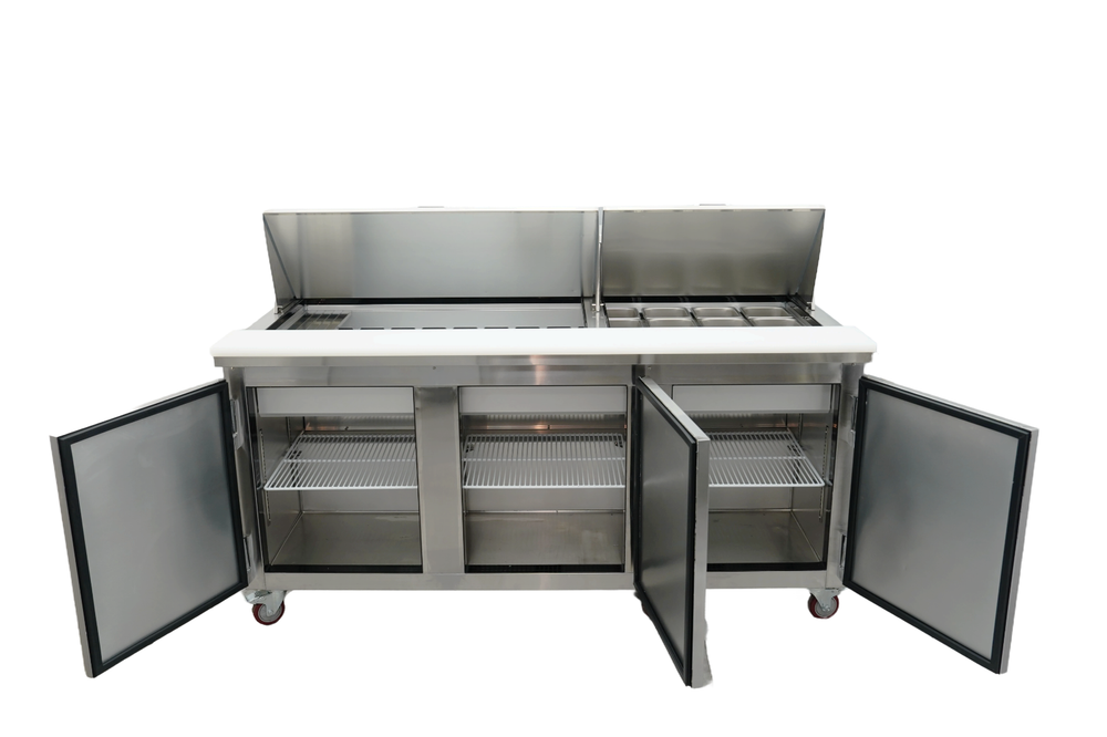 Leader 72" Mega Top/Sandwich Prep Table
