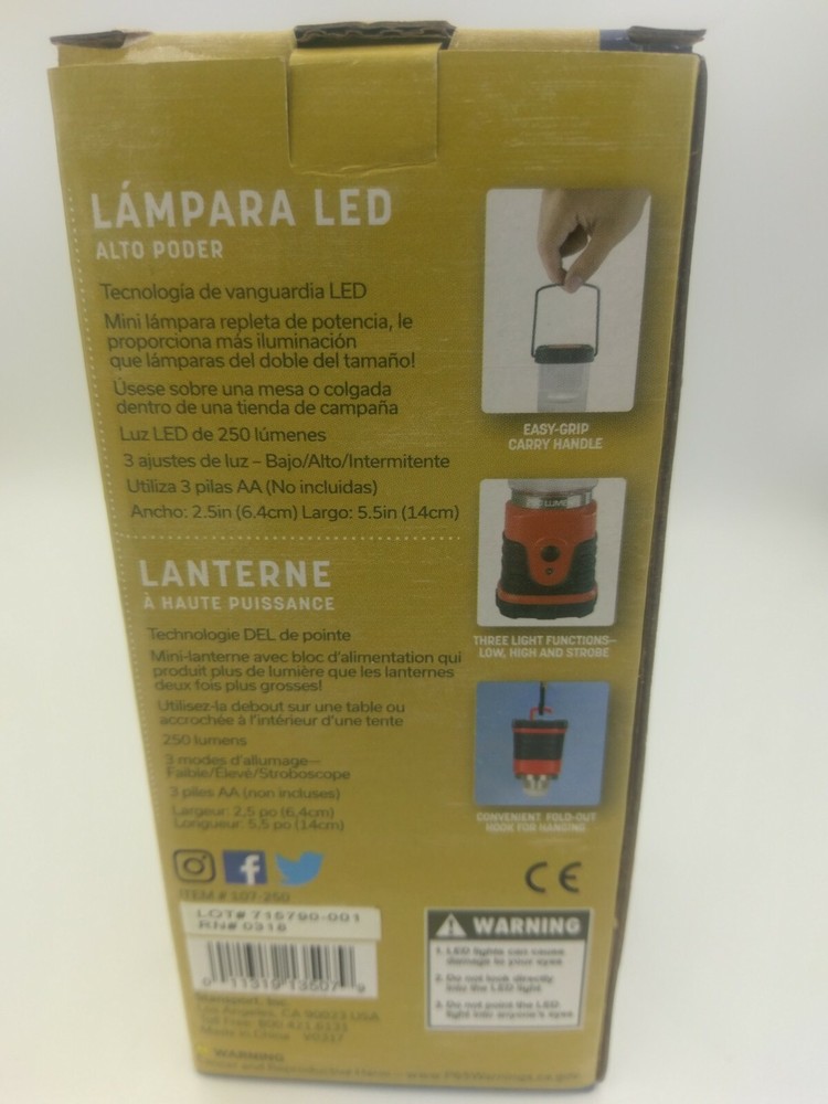 Stansport 250 Lumen Mini Lantern