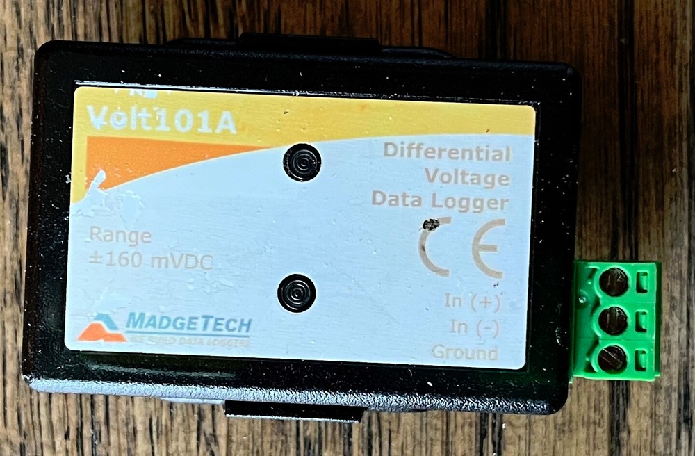 Madgetech Volt101A 160mV Data Logger