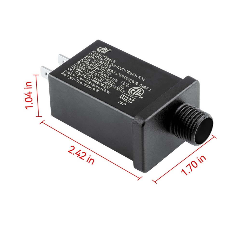 12V 2A LED Transformer Replacement Class 2 Power Supply for Christmas String