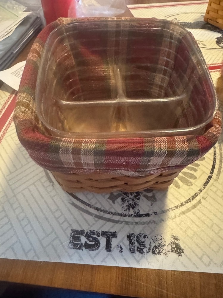 longaberger small desktop basket 2003