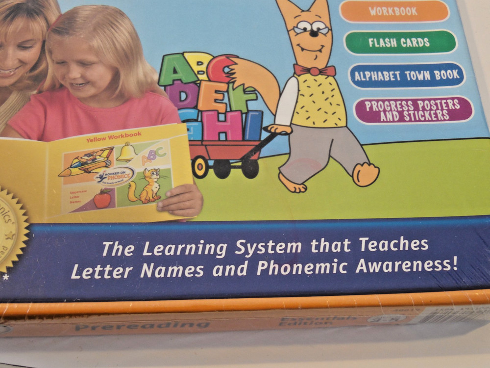 Hooked On Phonics Prereading Ages 3-5 Program Set CD-ROM Workbook - New Sealed
