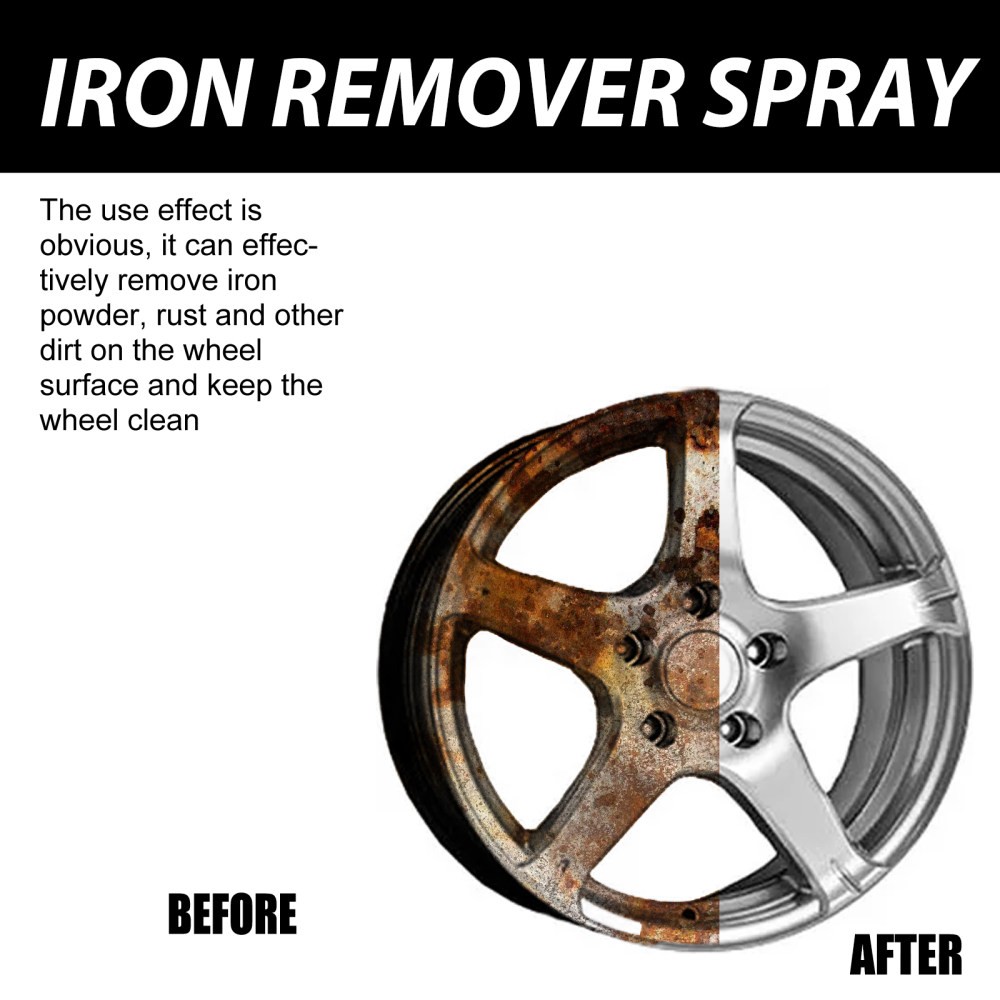 wheel iron powder rust remover car paint tire rust rust removal