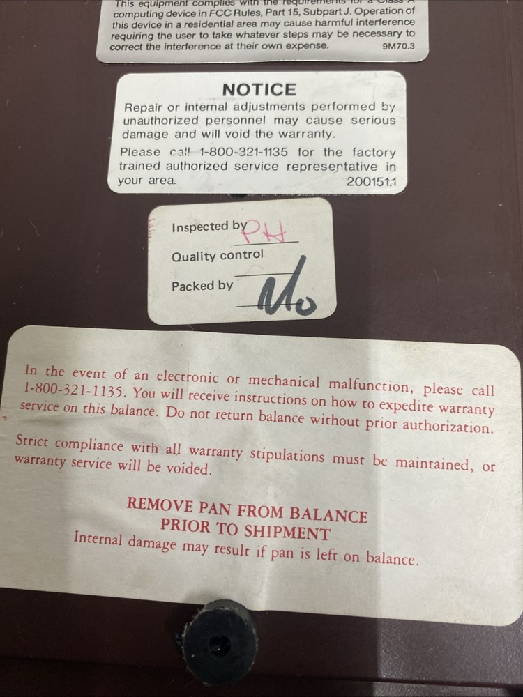 Fisher Scientific Digital Lab Scale Model S-110