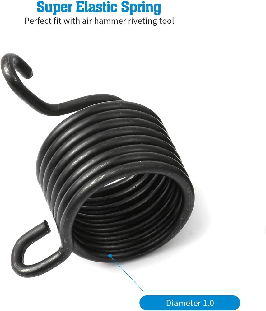 7-Piece Air Powered Rivet Hammer Tools Kit for Durable Performance