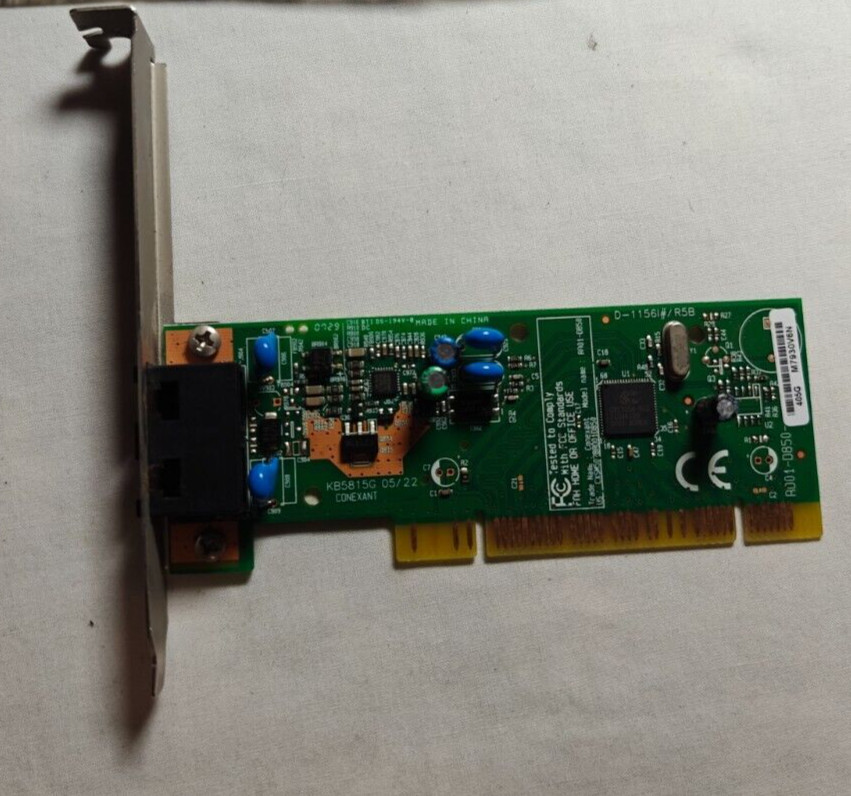 Conexant Systems RD01-D850 56K V.92 PCI Data/fax Modem- untested