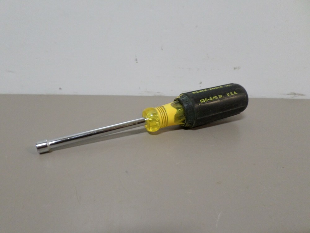 Klein Tools 3/16" Nut Driver 630-3/16 Great Condition!