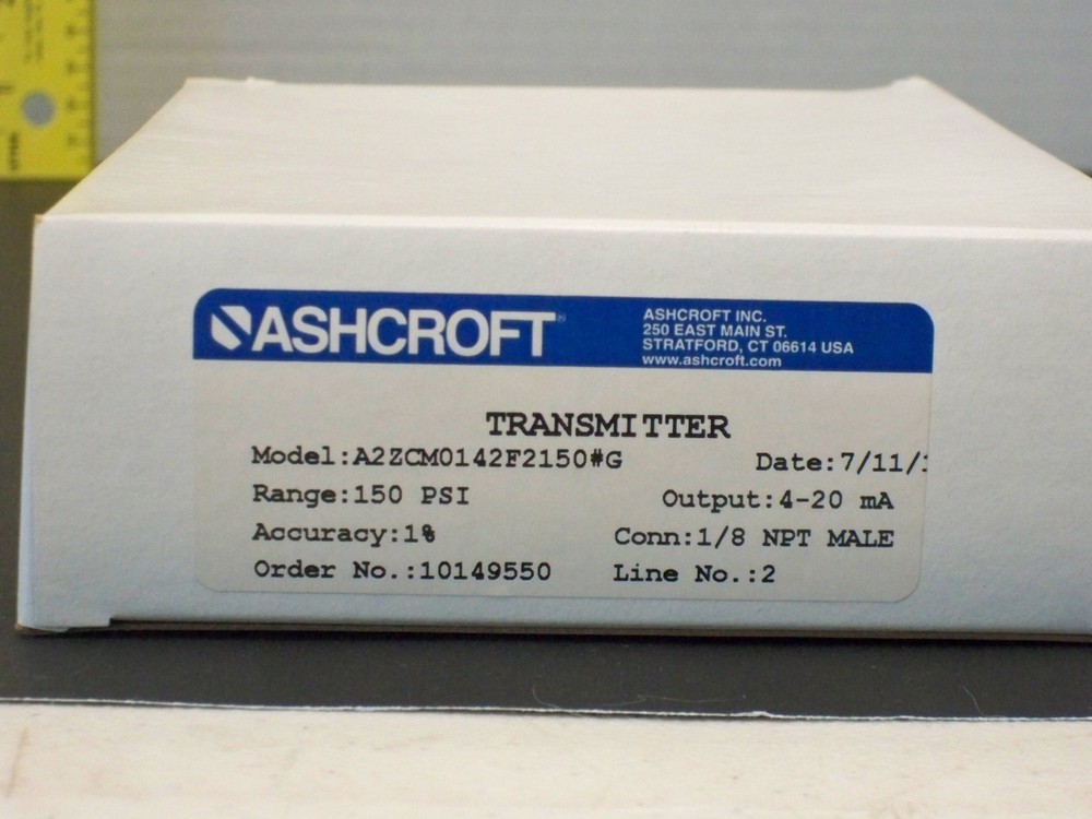 Ashcroft Transmitter A2 Z C MO1 42 F2 150#G