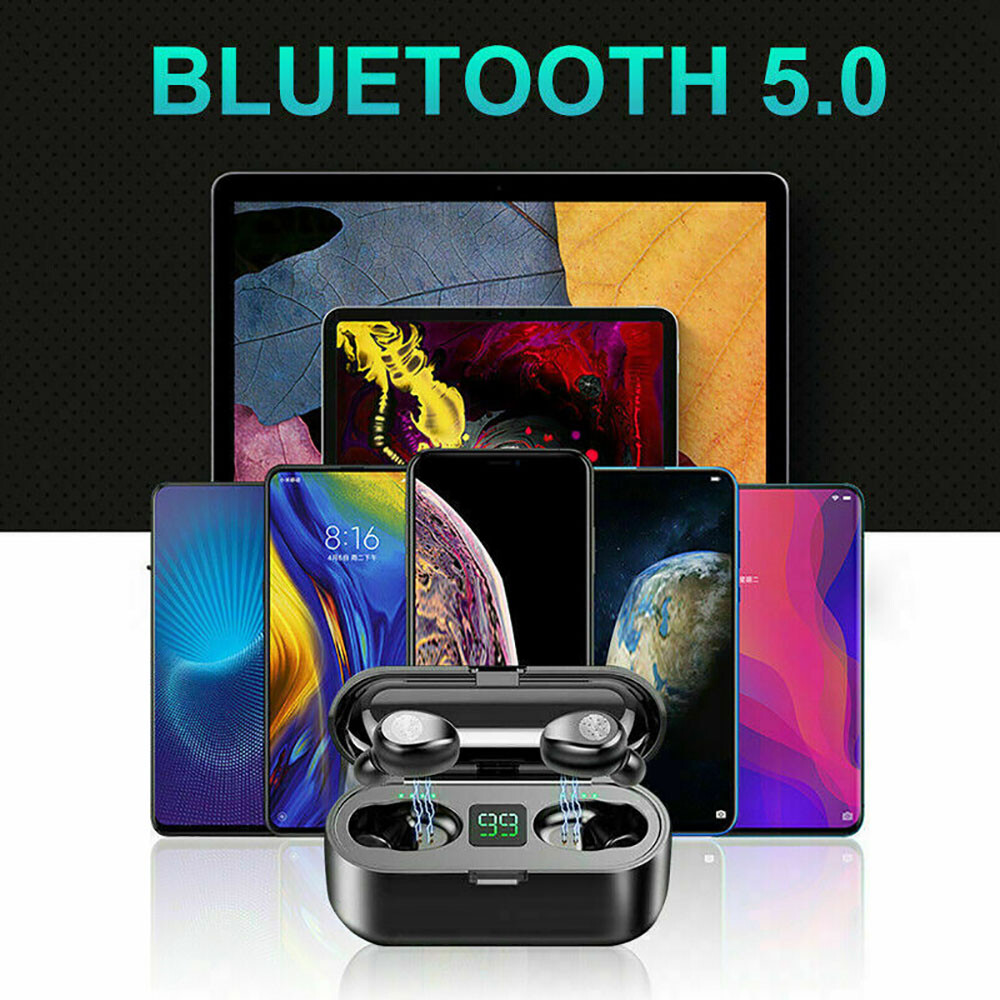 Bluetooth Earbuds Wireless Earphone IPX7 Waterproof For iphone Samsung Android
