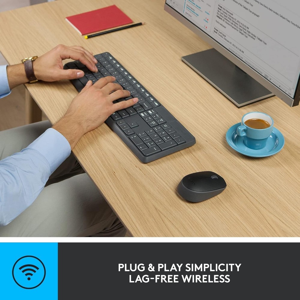 Complete MK235 Wireless Input Kit: Effortless Setup, Comfort & Sustainability