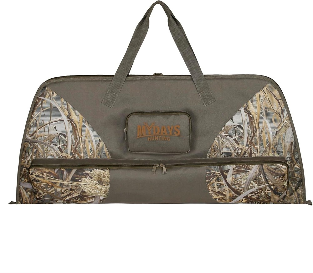 Compound Bow Case Soft Camo Bow Bag with Padded Compartments 41 Inch