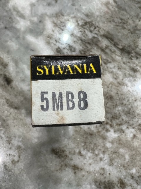 Sylvania Electronic Tube 5MB8 NOS