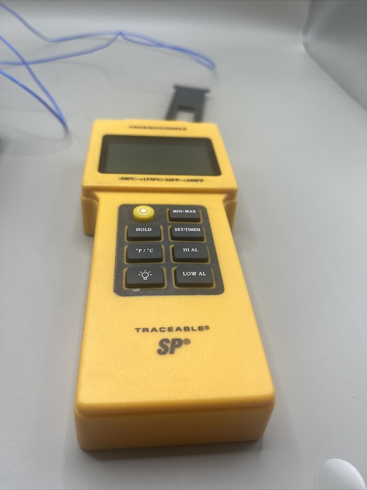 TRACEABLE 4015 Thermocouple Thermometer,1 Input,Type K