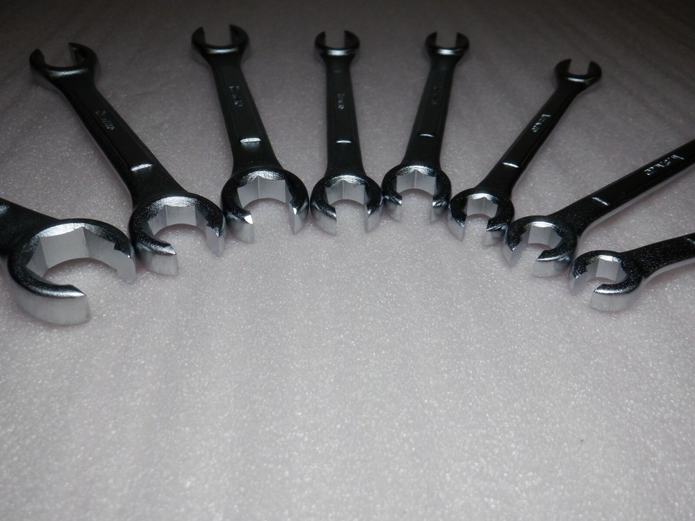 WESTWARD 8 PC. FLARE NUT WRENCH SET