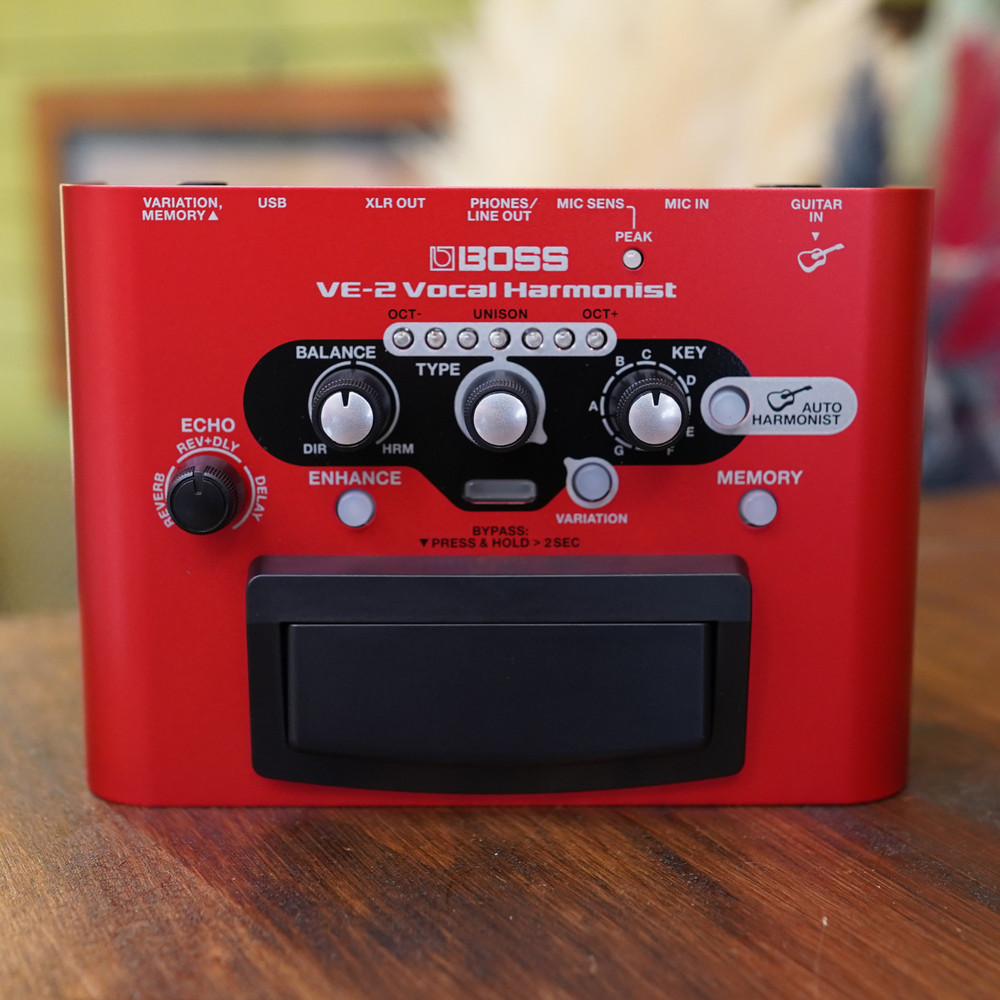 BOSS VE-2 Vocal Harmonist Vocal Effects