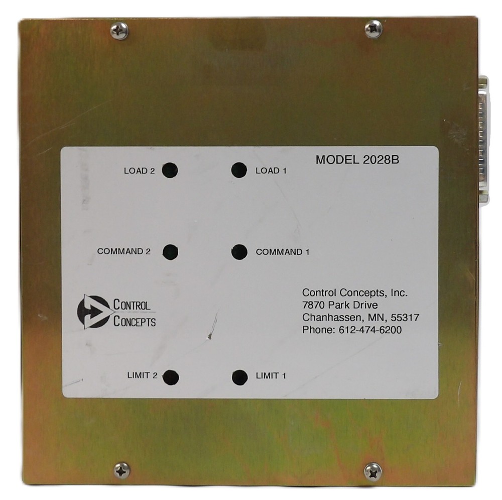 Control Concepts 2028B-1007 SCR Power Controller Module Working Surplus